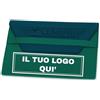 Generic Porta Documenti Personalizzato con Logo Nome Testo Libretto Assicurazione Bollo Macchina Tagliando per Concessionaria Auto 50 Pezzi (Verde)