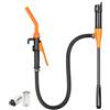 EAFCSZ Pompa di trasferimento del carburante alimentata a batteria, pompe a batteria con ugello di arresto rapido per benzina, diesel, olio, gas, acqua, acquario