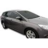 J&J AUTOMOTIVE Deflettori d'Aria per Ford Focus 3 Wagon 2010-2018, Set da 4 Pezzi, Nero Fumé Oscurato Heko