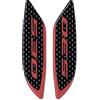 labelbike - 2 Adesivi 3D Moto Tappi Specchietti Protezione e Decorazione in Resina compatibile con Yamaha Tmax 530 - Carbonio Rosso Ergal