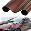 XhuangTech Pellicola autoadesiva per auto, in PVC cromato, colore nero e rosso, per fai da te, senza bolle, pellicola per vernice a rilascio dell'aria, impermeabile, accessorio per interni di auto,
