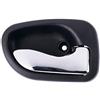 DERB 7445613085076 Derb Maniglia Apriporta Interna Posteriore Dx Destro [Lato Passeggero] (Nera Con Leva Cromata)