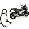 WinNet Cavalletto alzamoto alza moto per alzare sollevare la ruota gomma anteriore davanti compatibile con Honda Integra 750 avantreno