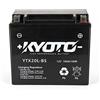 Kyoto Batteria moto Kyoto SLA GTX20L-BS (YTX20L-BS) AGM - Senza manutenzione - 12 V 18 Ah - Dimensioni: 175 x 87 x 155 mm compatibile con BIG DOG Aerosport 1340