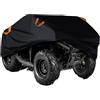 Generico Copertura per Atv da Esterno - Telo protettivo impermeabile per carichi pesanti, protezione antivento antipolvere resistente ai raggi UV per quad, scooter, go-kart e moto | Per parcheggio esterno