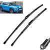 Autopixl Tergicristallo LHD Spazzole tergicristallo anteriori compatibili con Citroen C3 Aircross 2017-2023 Parabrezza Parabrezza Finestra Auto Spazzole antipioggia 26+16