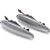 Ayikeiy 2pz LED Indicatori laterali ripetitori indicatori di direzione luci ambra lampeggiante indicatore laterale compatibile con Fiat Marea Croma II Palio Albea Strada Euro Spec Bravo e Brava HGT