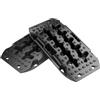 Wiltec Piastre da Sabbia 581 x 295 x 65 mm, Max 7 t, Set di 2 pedane per Recupero Auto, Fuoristrada roulotte, ausilio in Caso di Neve, Sabbia e Fango