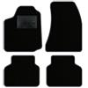 QUEMAR Tappetini Auto per Alfa Romeo 159, Bordo Antracite, 0 Ricami | 2005-2011 / Kit Tappeti Moquette e Gomma su Misura / Set 2 Anteriori + 2 Posteriori / Ricami e Colori Personalizzati