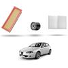 HOFFCAR Kit Tagliando 3 filtri compatibile con Alfa Romeo 147 (937) 1.6 16v twin Spark 88kw dal 2000