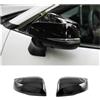 NYSFIFHSKFH Calotte Specchiett Per Toyota Per RAV4 2019-2024 Lato esterno Copertura specchietto retrovisore Porta Modanatura laterale, Nero lucido Accessori di ricambio 2 pezzi gusci specchietti laterali