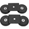 KIMISS Staffe di montaggio per luci lavoro con base a barra luminosa magnetica universale Forte staffa di montaggio magnetica per magnete luminoso a LED Forte base di montaggio magnetica