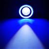 SJHFKDK Angel Eyes, Angel Eyes Moto 2pcs 12V universali di guida Luci Bianco Blu Rosa Giallo Verde Rosso Angel Eyes la lampada della nebbia 2.5 3.0 3.5 76 millimetri 89m 64 millimetri(Blue Ring,2.5inch (64