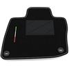 Somer Car Tappetino Auto SOLO LATO GUIDA 1pz compatibile con Honda Civic 2006-2012 | 1 tappeto su misura in moquette, bandiera Italia