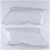 SQOFHA Lenti Fanali Per BMW Serie 3 E46 318i 320i 325i 4 Porte Berlina 2002-2005 Lente Coprifaro Lampada Copriobiettivo Trasparente(Pair Headlight Cover)