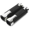 Voskooe manopole per moto Per SUZUKI BURGMAN 650 400 125 200 250 AN650 AN400 AN125 AN200 Accessori Moto Copri Manopole Manubrio CNC(Silver)