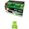 CLICK & GO COMPATIBILE CON YAMAHA YZF R6 R 600 per anno 2006 al 2016 BATTERIA A LITIO SKYRICH HJTZ10S-FP FORNITA CARICA E PRONTA PER L'UTILIZZO BATTERIE 12V 48WH 240A 150X87X93