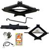 MOTO SPORT MONDO COMPATIBILE CON FIAT TIPO STATION CRIC A PANTOGRAFO PER AUTO DA 2 TONNELLATE CON ASTA GIREVOLE CRICK OMOLOGATO PER SOLLEVAMENTO PNEUMATICI ALZATA MIN 100MM-MAX 440MM