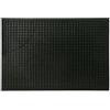top drive srl Fll iannaccone Set 2 Tappetini Auto in Gomma Rettangolari 46x32 cm -2 pezzi, nero s
