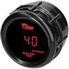 MOCNT Manometro Temperatura Acqua 2 52mm Indicatore Calibro Temperatura Dell'acqua per Auto Celsius Luce Rosso Digitali Temperatura Acqua Strumenti Misuratore con Sensore