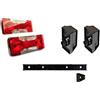 Generico BARRA PARAINCASTRO POSTERIORE COMPLETA CON STAFFE 190 cm PARAURTI COMPATIBILE CON IVECO DAILY 2006 IN POI