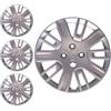 W-Parts SERIE 4 BORCHIE - 4 COPRICERCHI COPPE RUOTA 15 PER FIAT DOBLO' 06->