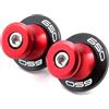 ZESIDIMO M8 Nottolini Per Kawasaki Z650 Z650 RS Ninja650 Versys 650 2017-2024 2025 2026 Accessori Moto Alluminio CNC Forcellone Slider Bobine Viti (Rosso)