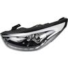 DZSFSTRHRRT Coperchio lente Faro Per Hyundai ix35 2009 2010 2011 2012 2013 2014 2015 2016 Faro anteriore Paraurti anteriore Faro anteriore Gruppo faro Faro anteriore Faro Copertura In Vetro(Left side,13-17 8pin)