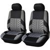 YUUSA Auto Coprisedili per MG ZS/ZS Hybrid+ Luxury/ZS EV, Coprisedili Sedili Anteriori Tessuto Lavabile Comodi Traspiranti Interno Accessori,C Grey