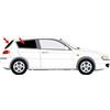 Solarplexius Tendine parasole auto per ALFA ROMEO 147 2000-2010 Set completo Pannelli oscuranti pretagliati per finestrini, Protezione contro sole e calore senza pellicole o colla, Testato TÜV
