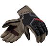 REV'IT! Revit Mangrove Guanti Moto, nero/sabbia, L