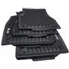 kfz-premiumteile24 Tappetini originali compatibili con A6 S6 RS6 (C8 4K) Avant Sedan Allroad | Tappetini per auto in gomma di alta qualità,resistenti a tutte le condizioni atmosferiche, 4 pezzi,neri,anteriori+posteriori