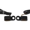 HCmotorku Mini Indicatori di Direzione a LED per Moto Luci di Marcia Indicatori Anteriori Luci Lampeggianti Compatibili con Harley Touring Road King Street Glide Electra Glide 2014-2023 Softail 2016