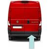 FINAO AUTOPARTS® - Bacchetta/modanatura porta portellone posteriore destro per Peugeot Boxer II, Citroen Jumper II e Fiat Ducato III