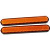 Sinkees Catarifrangenti Laterali Moto per Forcella Anteriore/Parafango Posteriore per Sportster 1200 Custom XL1200C per Iron 883 XL883N per Forty-Eight XL1200X per Street 500/750 XG500/XG750 (Arancia)
