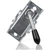 NTG Supporto per rimorchio | altezza di appoggio 600 mm | carico di supporto 300 kg per supporto | acciaio zincato | con e senza morsetto | extra robusto | supporto per rimorchio (supporto a morsetto,