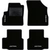 QUEMAR Tappetini Auto per Opel Astra K, Bordo Antracite, 4 Ricami | 2015-2021 / Kit Tappeti Moquette e Gomma su Misura / Set 2 Anteriori + 2 Posteriori / Ricami e Colori Personalizzati