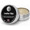 The Scratch Doctor - Stucco per pelle, composto per riparazione, riempie buchi, crepe, graffi e segni su mobili in pelle, sedili auto, scarpe e borse (Beige, 50 ml)