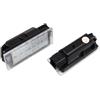 Car Passion Kit luci led targa compatibile con Smart Fortwo dal 2004 in poi posteriori canbus NO ERRORE 18 SMD 6000K luce bianco ghiaccio placchetta lampada ricambio (Smart)
