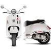 DualColorStampe Adesivi compatibili con Piaggio Vespa 300 GTS Super kit adesivi completo SWEET LIFE - Colore a scelta M0301 (Rosso Fluorescente-Nero Lucido)