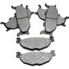 washangshuang Per Yamaha T MAX 500 Tmax XP500 2005-2007 Majesty 400 YP400 2004-2014 YP XP Moto Scooter Pastiglie Freno Anteriori Posteriori