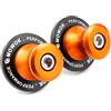 CCYYMOWOK MOWOK M6 Nottolini Cavalletto Moto Accessori per MT09 MT10 MT125 R7 R1 R6 R25 R9 FZ1 FZ6 FZ8 TRACER 7 9 700 900 GT XSR900 Tenere700 Benelli TRK 502 702 X Aprilia RS660 RS V4 Monster 696 (Arancione)