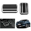 GAFAT Compatibile con Peugeot 3008 5008 SW GT Hybrid 2016-2023 2024 Pedali per Acceleratore e Freno, Peugeot 3008 2023 P84 Copripedali Copertura Pedali Piastra di Copertura Poggiapiedi [Cambio