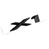 KARFRI Lettere cromate nere in ABS 3D compatibili for il logo dell'auto Adesivi BMW X1 BMW X1 E84 F48 U11 2013 2016 2014 207 2018 2019 Accessori for scritte (Color : Glossy Black, Size : 2016-2022)