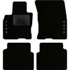 QUEMAR Tappetini Auto compatibili con Ford Kuga III dal 2020 anche Hybrid/Kit Tappeti Moquette e Gomma su Misura (Set 2 Anter.+ 2 Poster.)/ Ricami e Colori Personalizzati (2 Ricami, Bordo Nero)