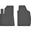 edecor Tappetini in gomma per auto, tappetini in gomma per Fiat Panda II, anno di costruzione 2003 - 2012, tappetino anteriore conducente e passeggero BXbx