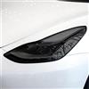 JCAKES Pellicola protettiva per fanali anteriori auto, trasparente, nero fumé, in TPU, per Tesla Model 3 2017-Present