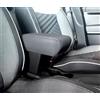 Drive Design NO FORI MONTAGGIO PUNTO ORIGINALE Bracciolo portaoggetti REGOLABILE compatibile per FIAT 600 HYBRID in TESSUTO NERO nero grande portaoggetti
