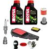 farbrothersonline TAGLIANDO-MANUTENZIONE COMPLETO MOTORE CAMBIO LUBRIFICANTE OTUL 5100 SEMISINTETICO FORMULA NGEN CORE 10W40 4T SUPER ACCELLERAZIONE FILTRO OLIO+F.ARIA+CANDELA PER Y AMAHA X-MAX 300 2023