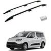 TURTLE Compatibile con Toyota Proace City 20192024 / Barre portatutto Crown Versione Corta | Nero